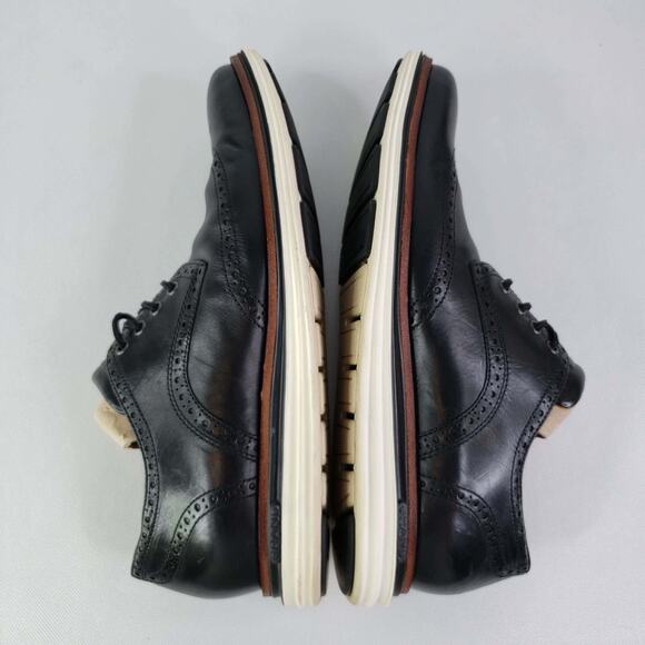 Cole Haan Men\'s Grand Shortwing Oxford Shoe Leather Black Size 11M main image 4